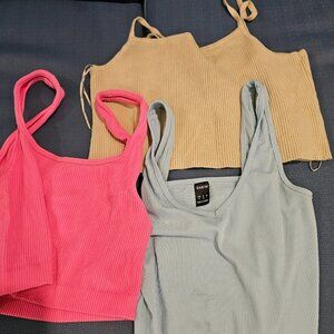 3 small tops Kendall & Kylie, Shien, Zaba